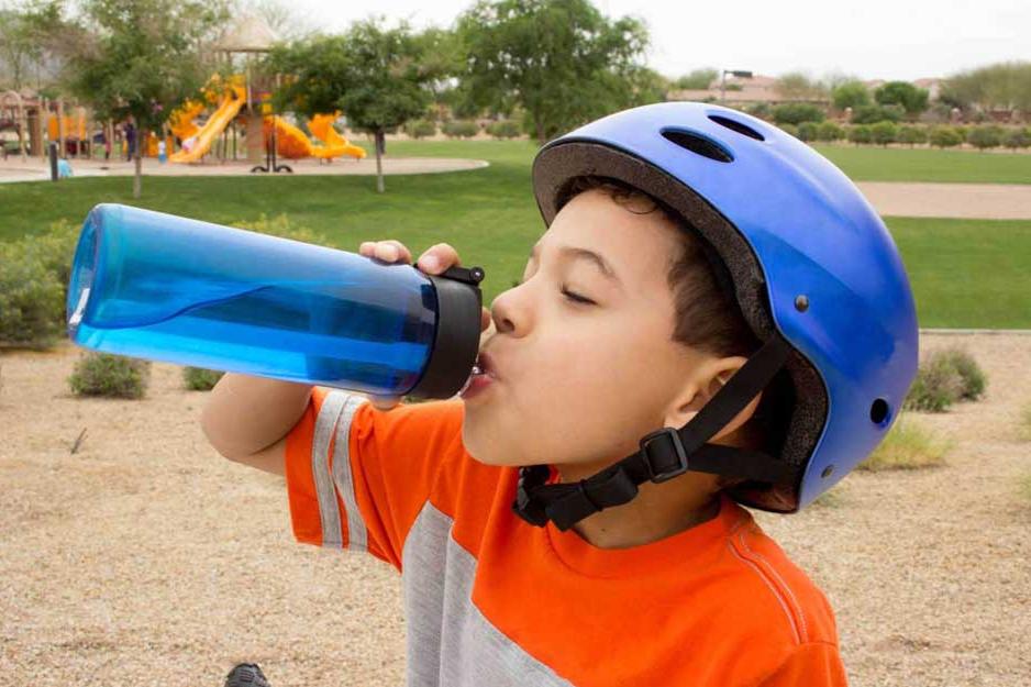 Kid Drinking water